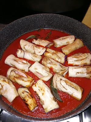 Involtini di parmigina Parmigiana