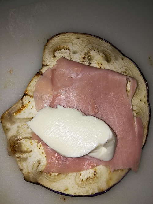 Involtini di melanzana Involtini di parmigiana