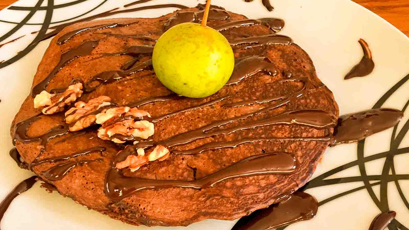 Pancake al cioccolato fondente